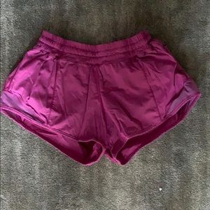 TRADE DO NOT BUY- Magenta Lululemon shorts